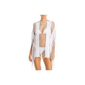 PilyQ swim fringe coverup.